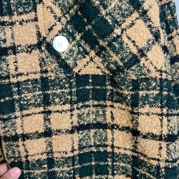 Pacsun Wooly Plaid Oversized Shacket size medium - Picture 6 of 7